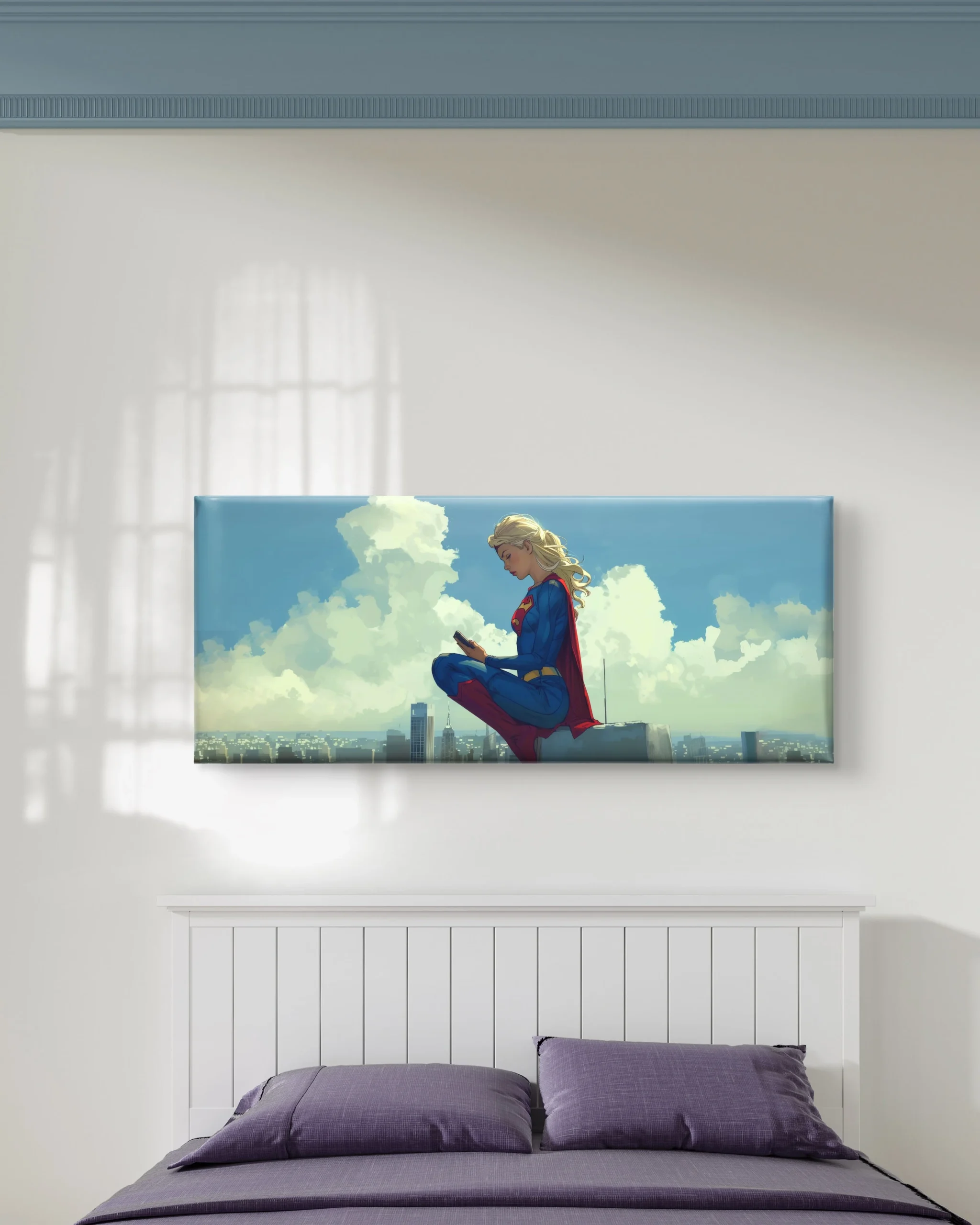 Miss Marvel Sky Canvas